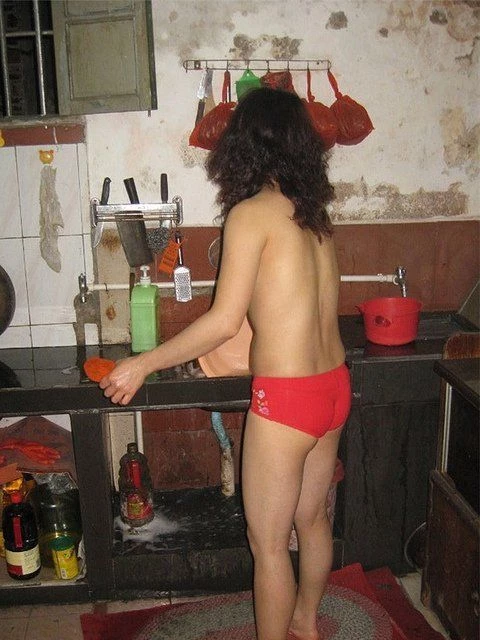 农村妇女裸体在厨房做饭 [15P]