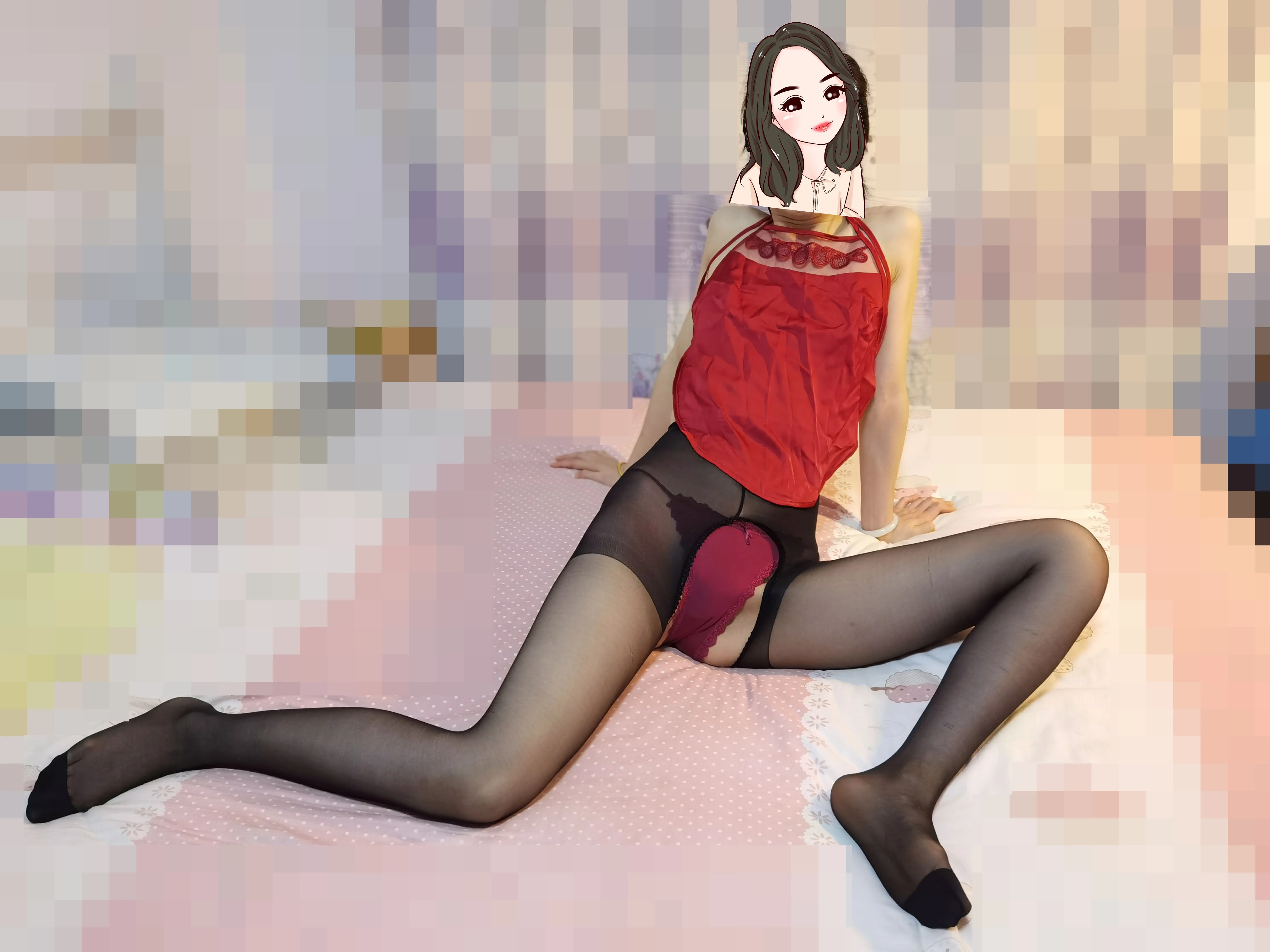 [原创]许久未拍小试牛刀，测试下小骚妻的M属性[24P]
