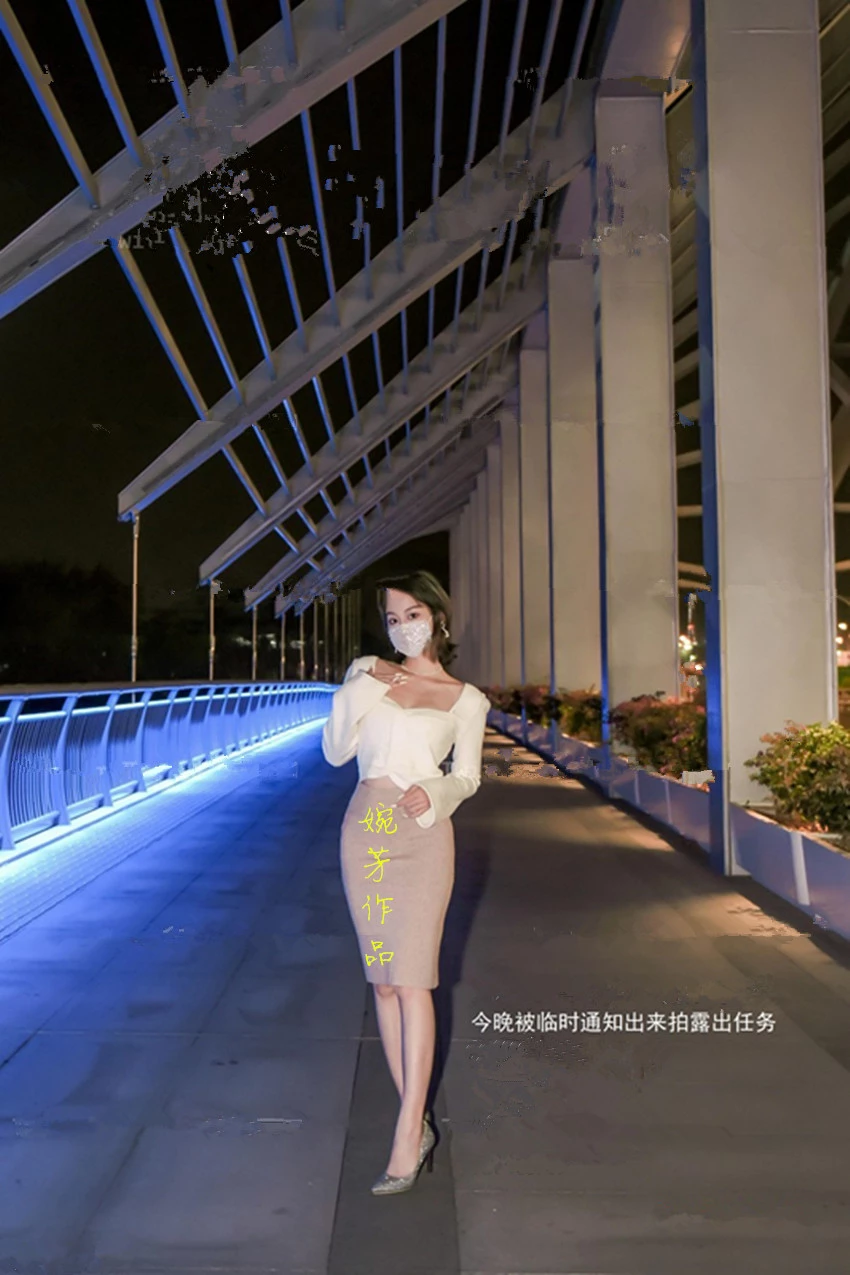 今晚又出来做任务，难度好高啊被看了一路!你还想看什么姐姐满足你![21P]