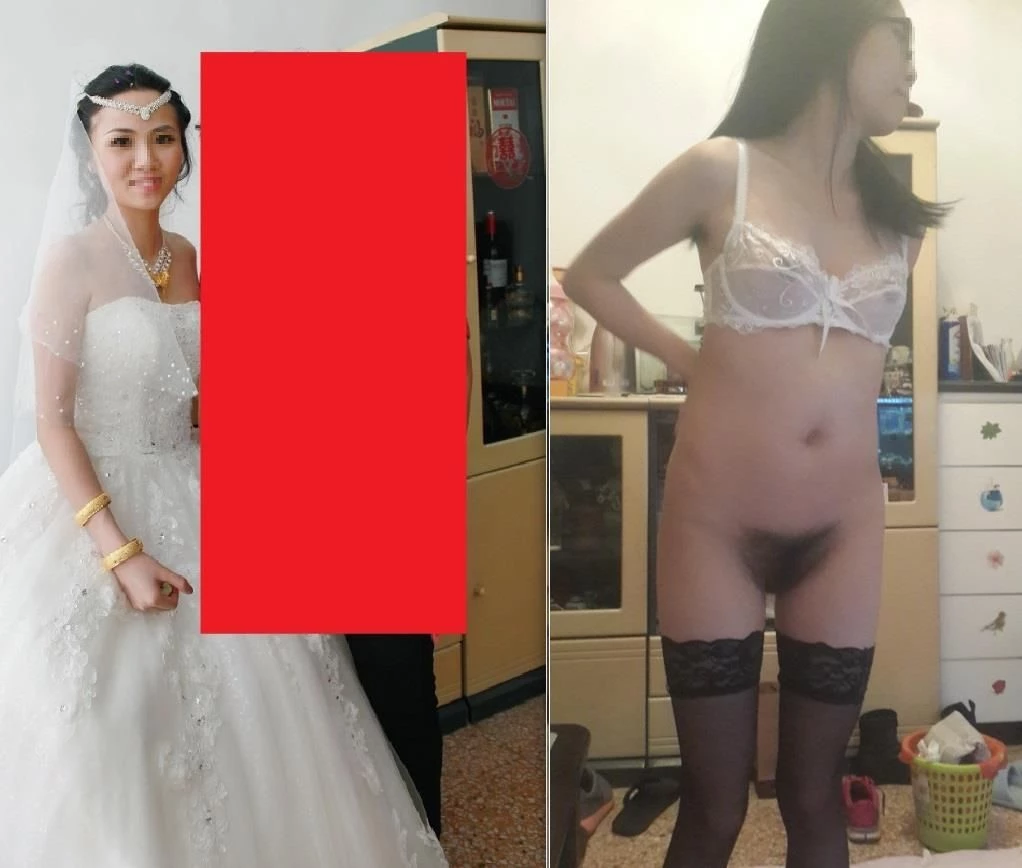 毛发浓密的贤惠人妻薄码婚纱照与艳照流出[17P]