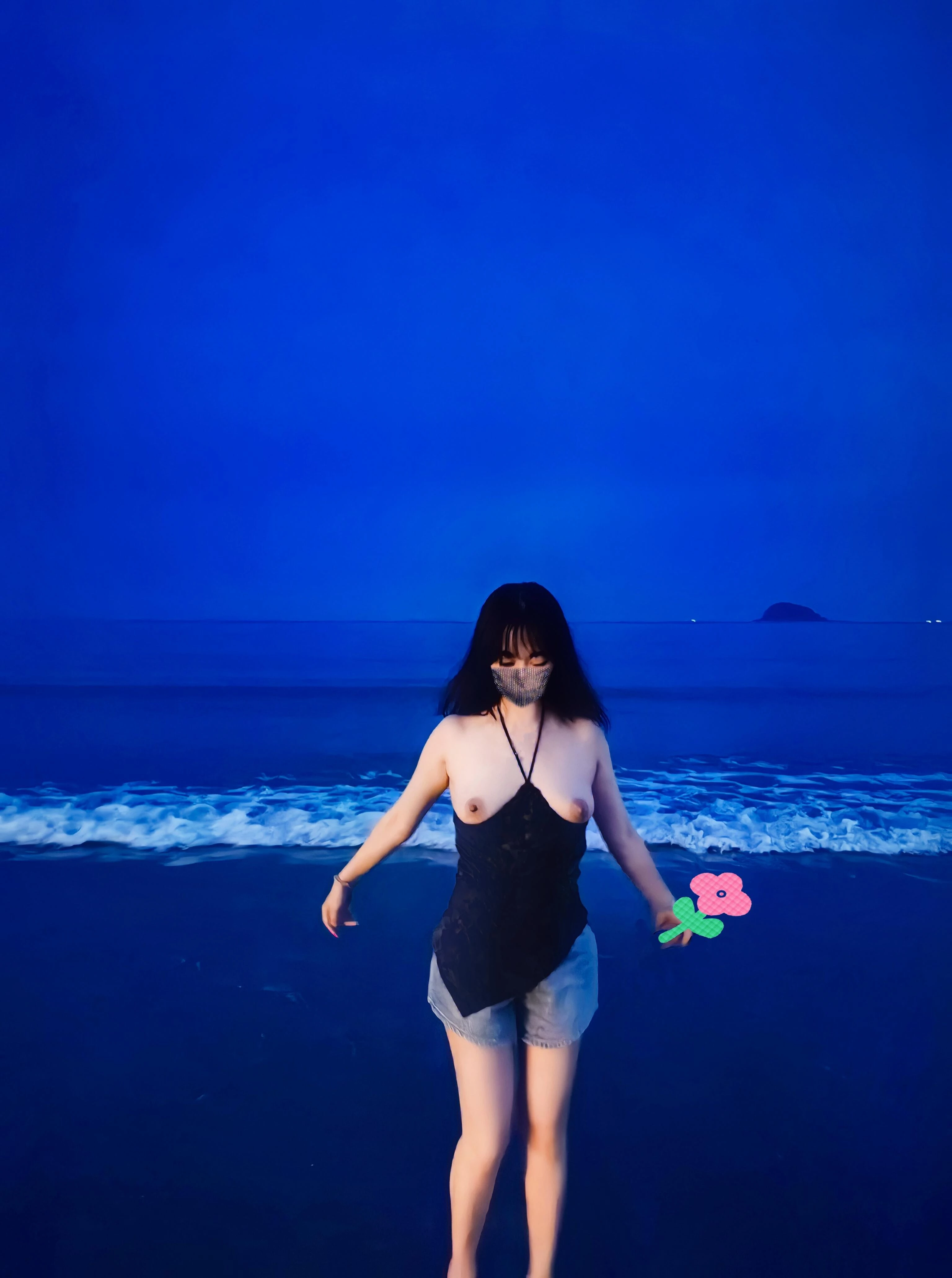 夜游京郊水库浪打浪［5P］