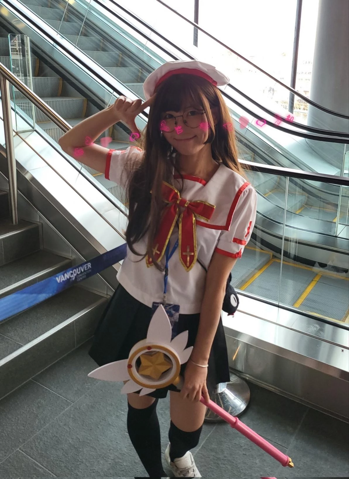 [露脸反差]cosplay圈呆萌妹，长相可爱身材苗条[19P]