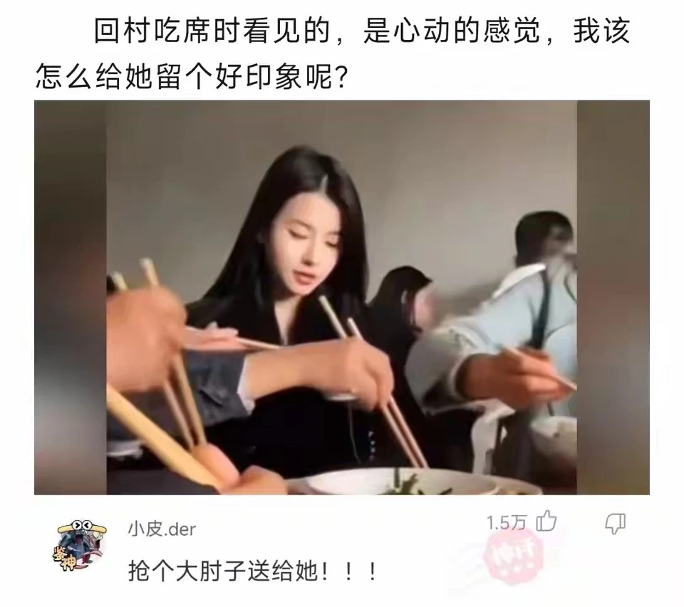 回村吃席的时候看见的，是心动的感觉，我该怎么给她留个好印象？[9P]