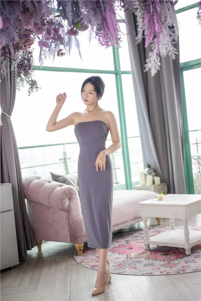 抖娘利世连体裙激凸骆驼趾 [22P]