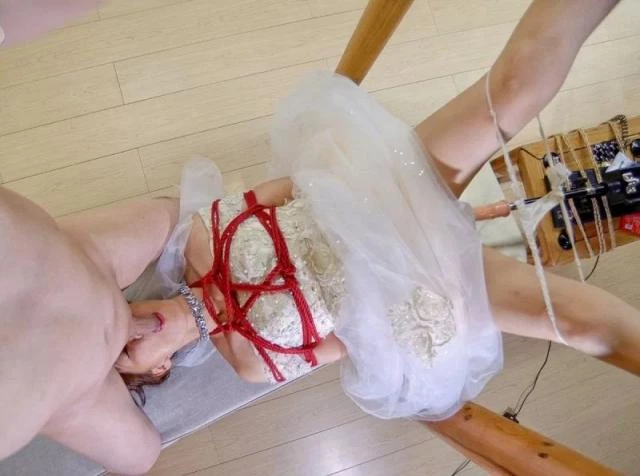 婚纱+捆绑+炮机+奸淫[13P]
